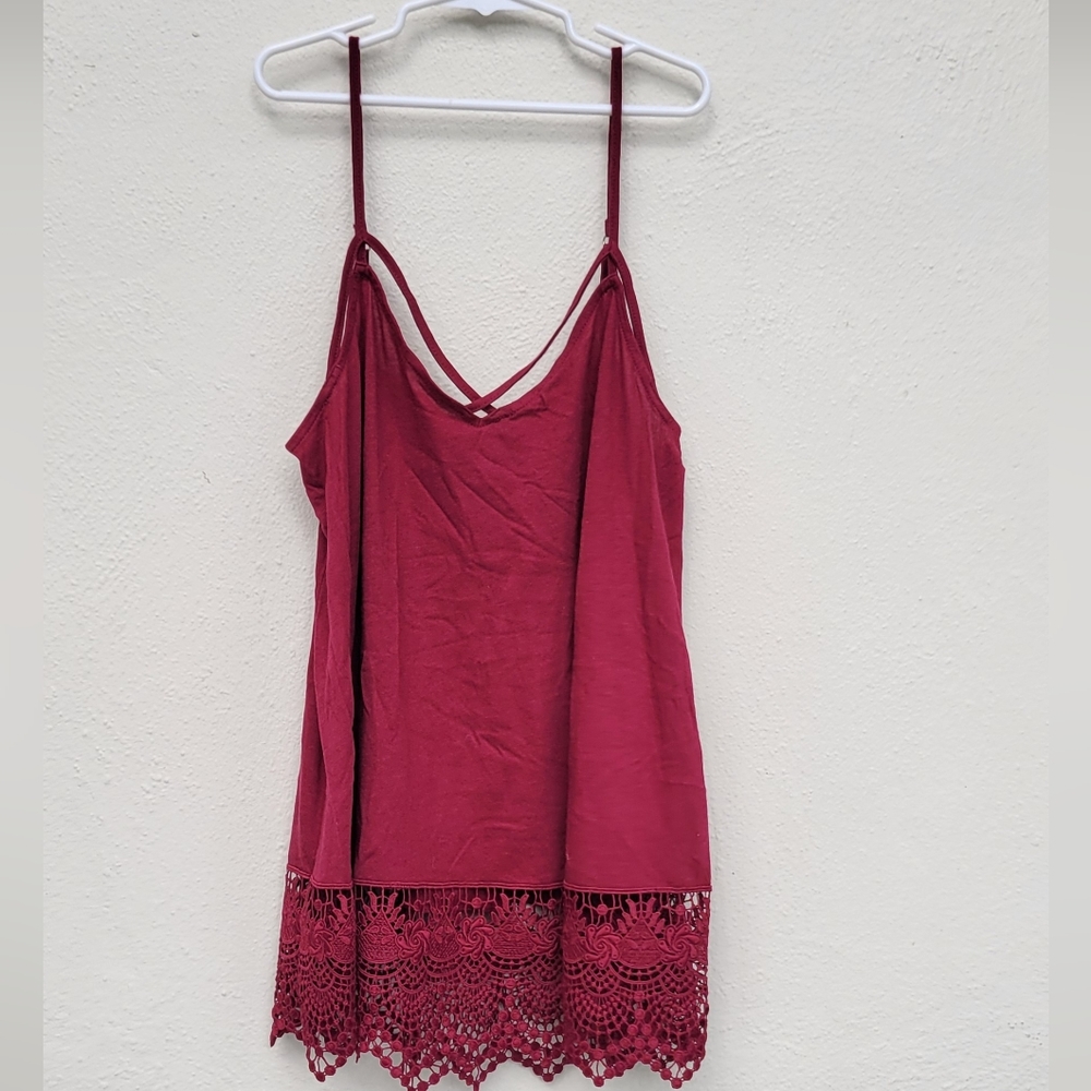 Soft lacey cami